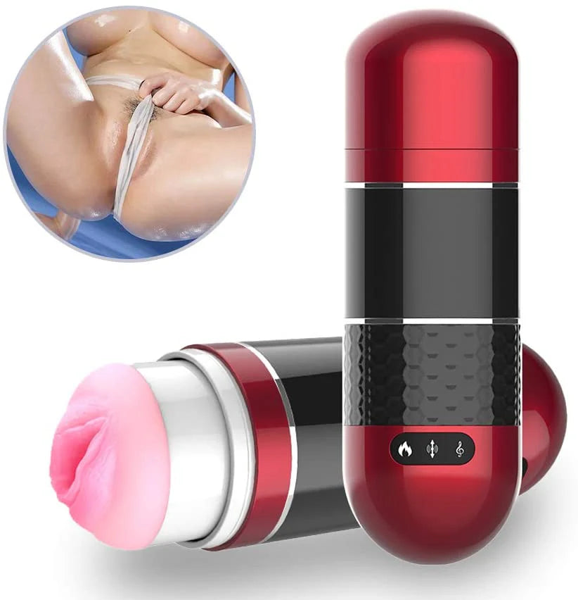 Automatic Heating Pocket Vagina Electric Smart Pulse Male Masturbator