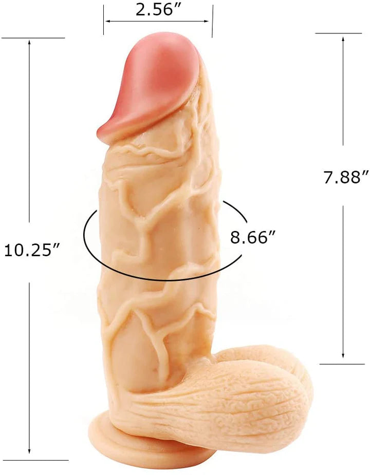 Huge 10.25inch Dildo XXL Size Realistic Dildo