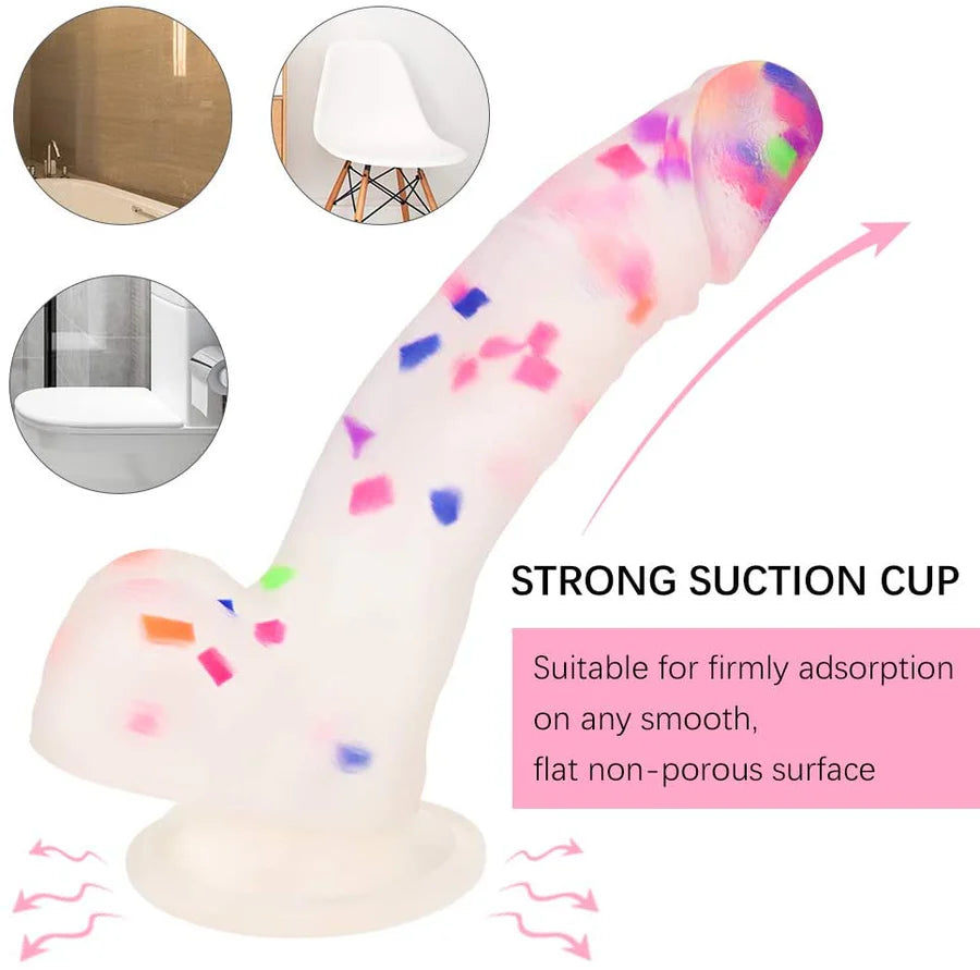 Colorful Realistic Dildo