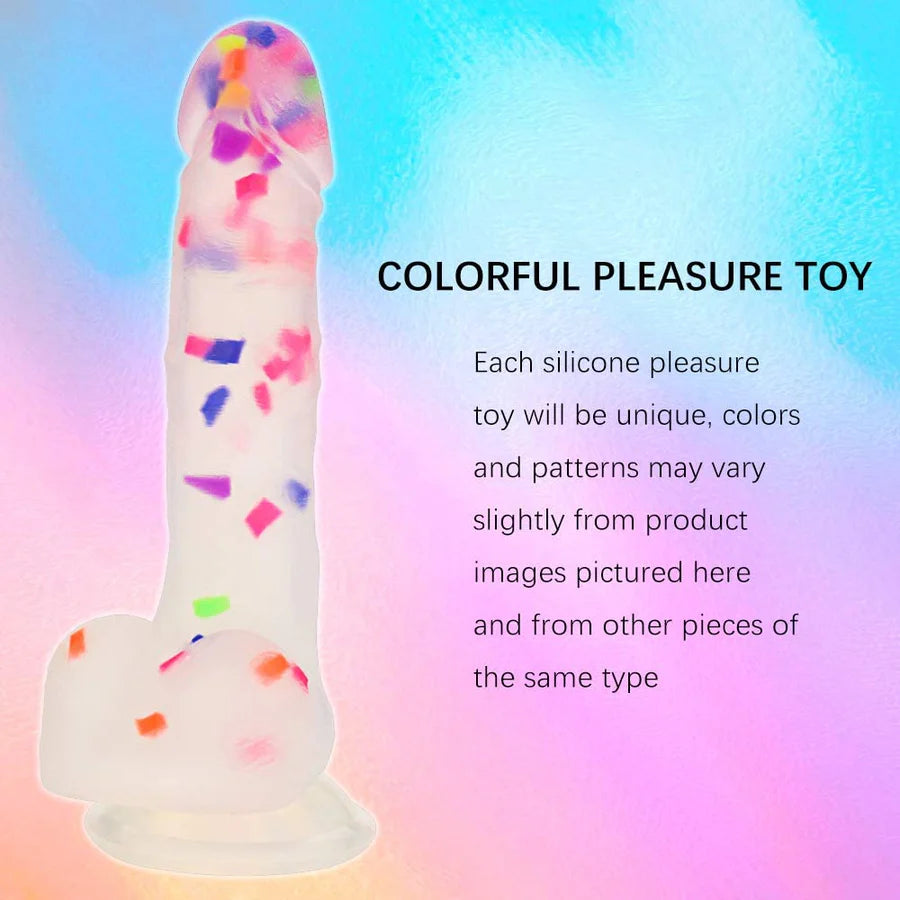 Colorful Realistic Dildo