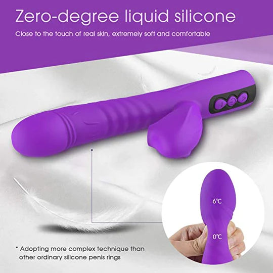 Thrusting Rabbit Vibrator Suction Vibrator for Women