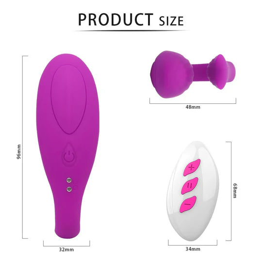 Mermaid Wireless Remote Control Couple Vibrator