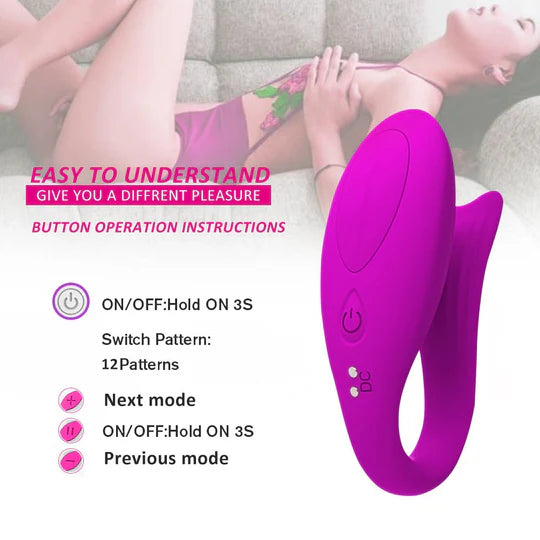 Mermaid Wireless Remote Control Couple Vibrator