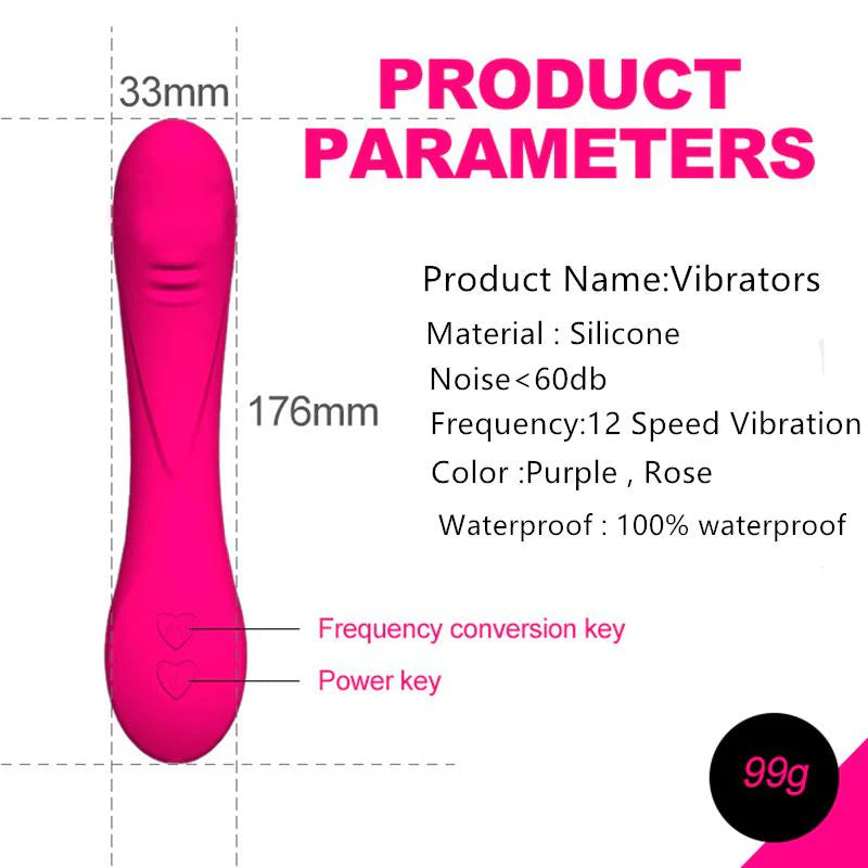 12 Modes Rechargeable G-spot Vibrator