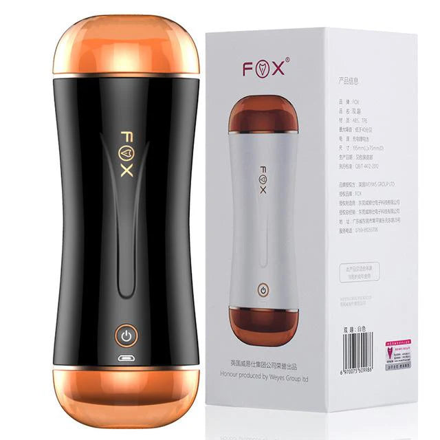 Automatic Dual Channel 10mode vibrator male masturbation Cup