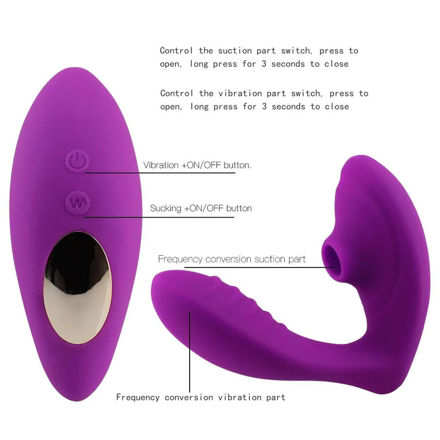 10 Speeds Vagina Sucking Vibrator