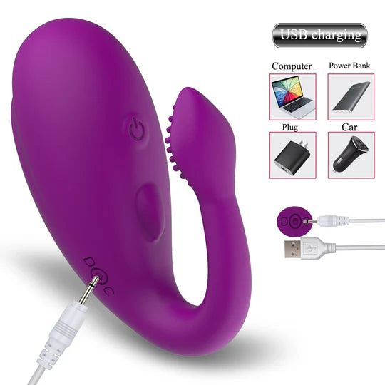 Wireless Double Vibrators Sex Toy For Woman