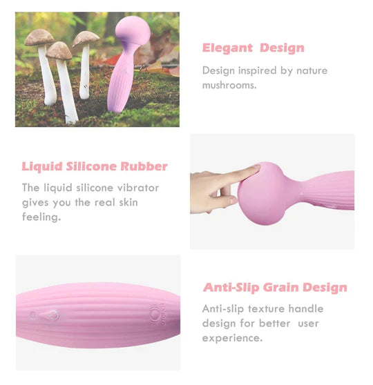 Mushroom Designed Vibrator For Women