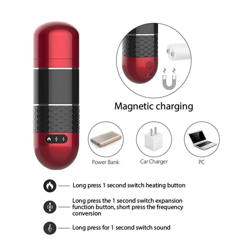 Automatic Penis Enlargement Vibrator & Male Mastubator