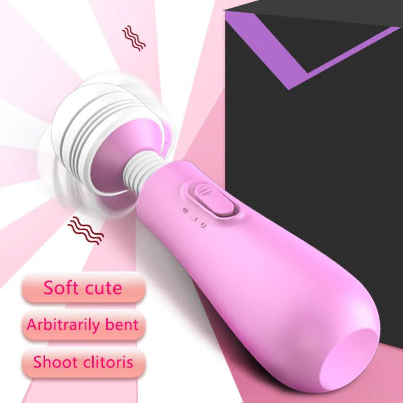 2 Speeds Cordless Portable Wand Massager Sex Toy