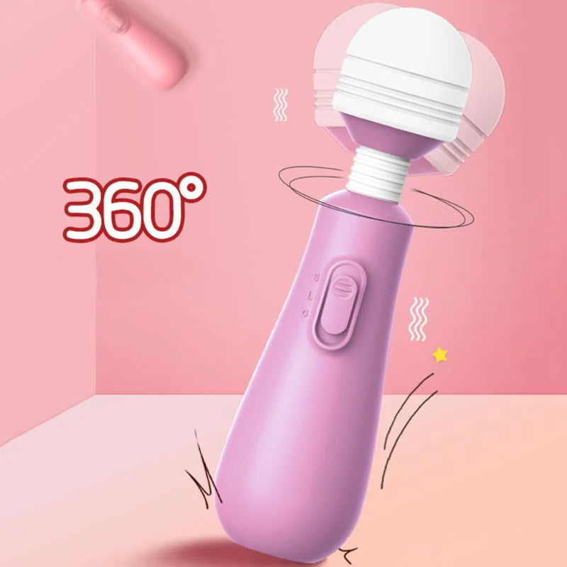 2 Speeds Cordless Portable Wand Massager Sex Toy