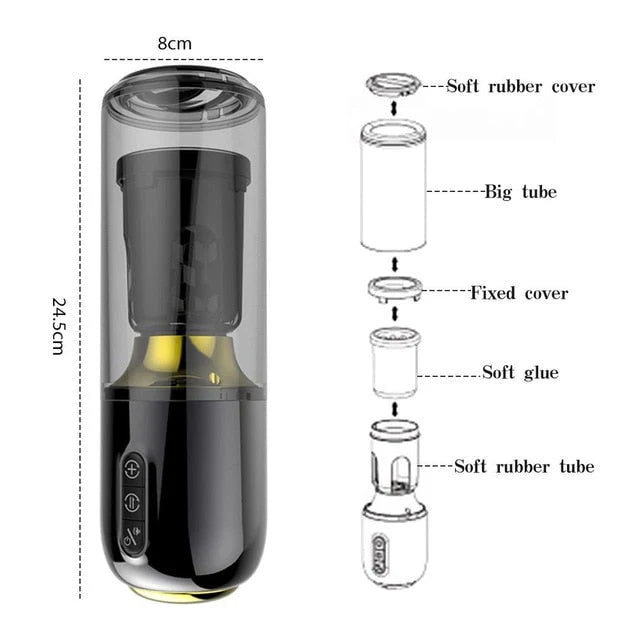 Fully Automatic Thrusting Rotating Masturbation Stroker