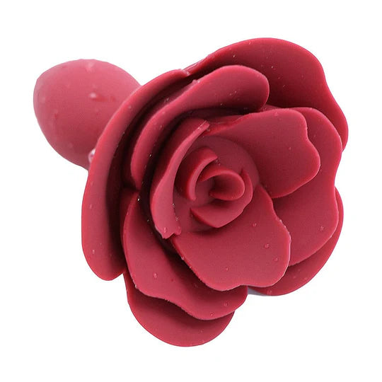 Romantic Rose Silicone Butt Plug