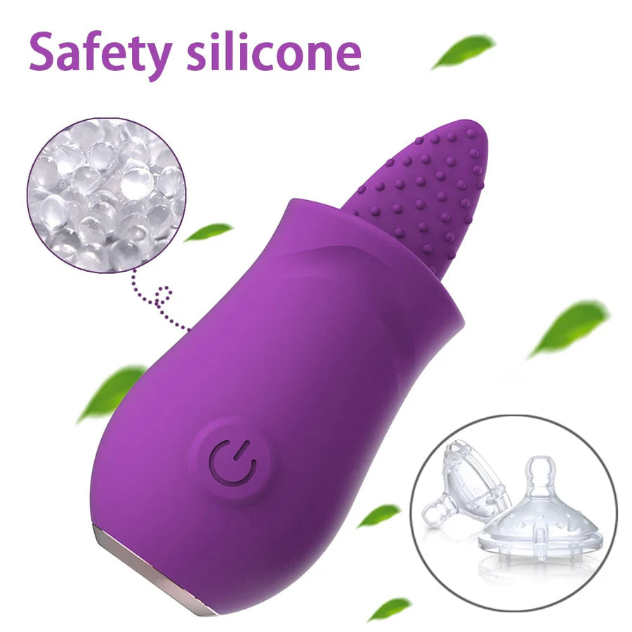 Clitoral Tongue Vibrator with 10 Strong Vibration Modes