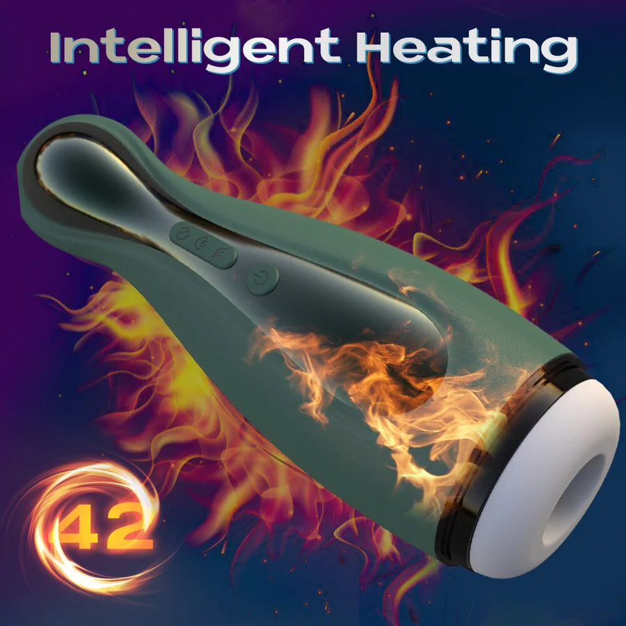 Automatic Sucking Heating Male Masturbators Cup