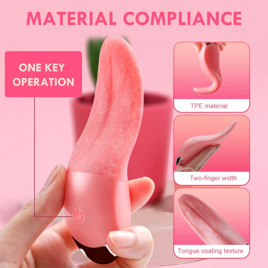 Realistic Tongue Licking Vibrator