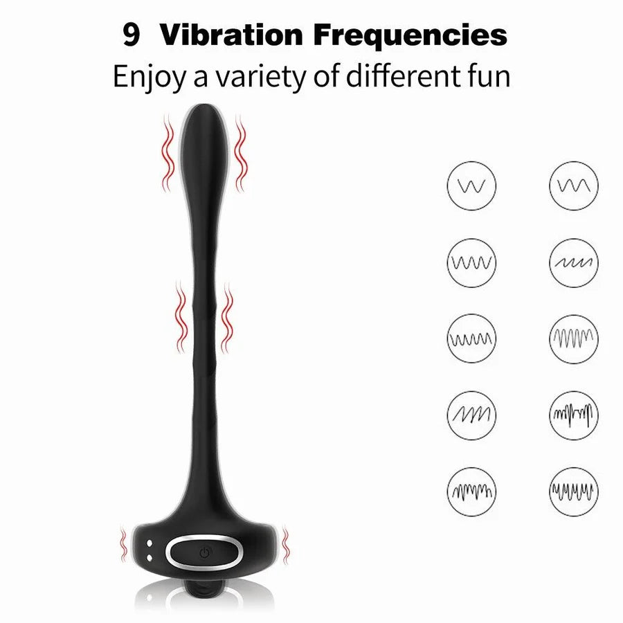 Adjustable Penis Ring & Anal Vibrator